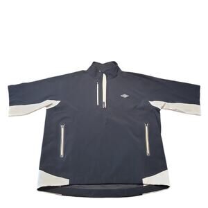 FootJoy DryJoys Tour XP Golf Pullover M Black 1/2 Zip Waterproof – Flaw